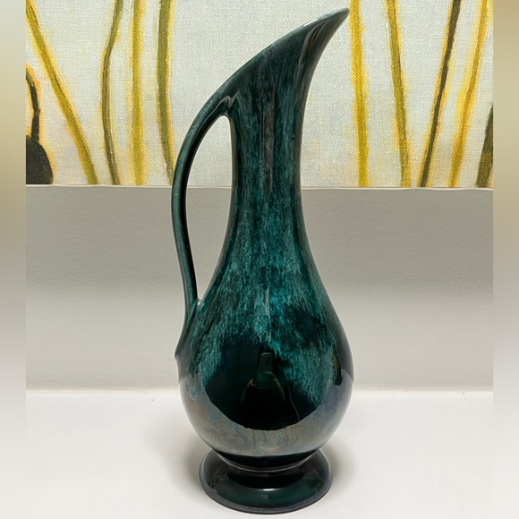 Blue Mountain Pottery Other - Blue Mountain Pottery 8.5in Tall Pitcher with Handle Home Decor